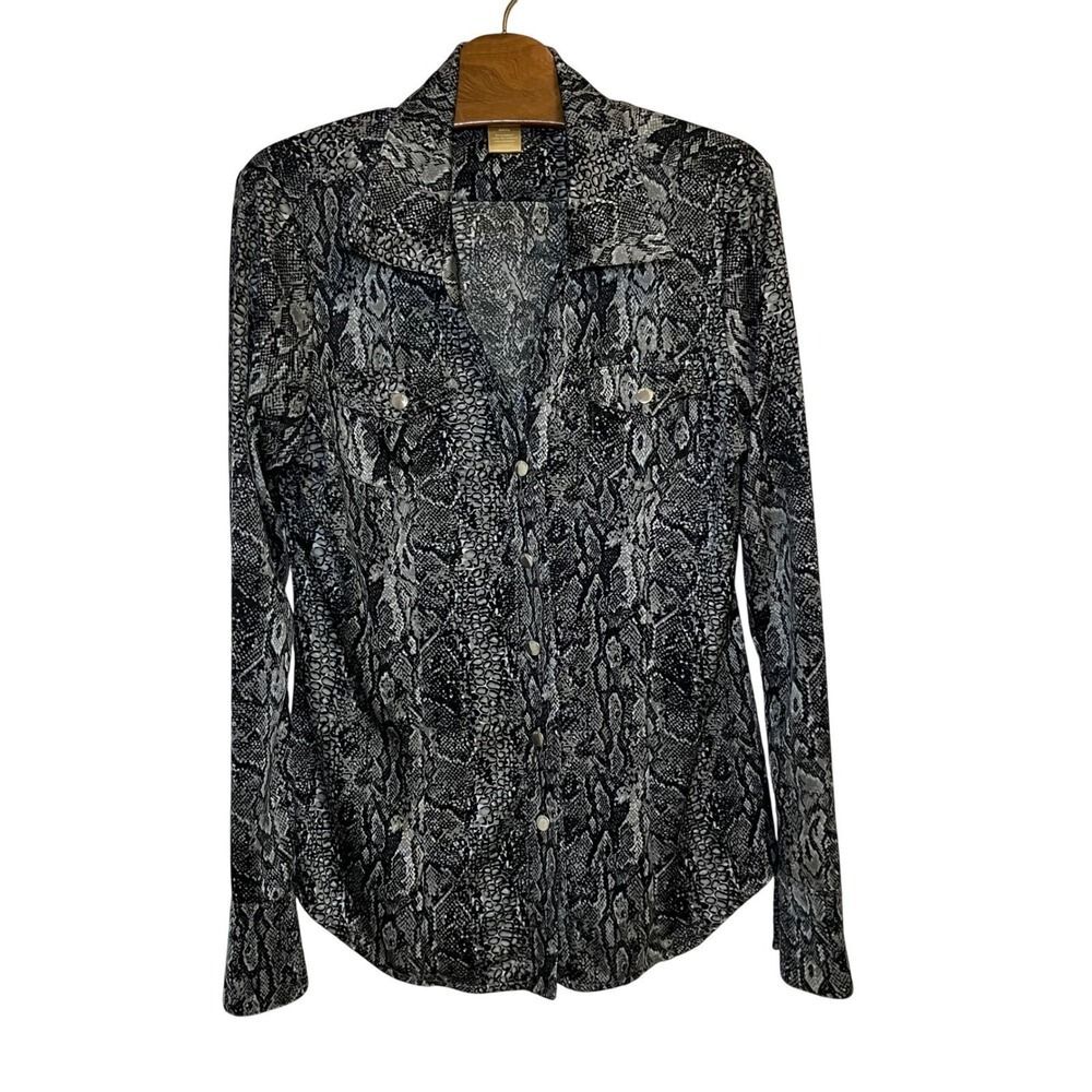 Collectible Y2K Tina Knowles (Beyonce’s mom) Medium Animal Print Blouse